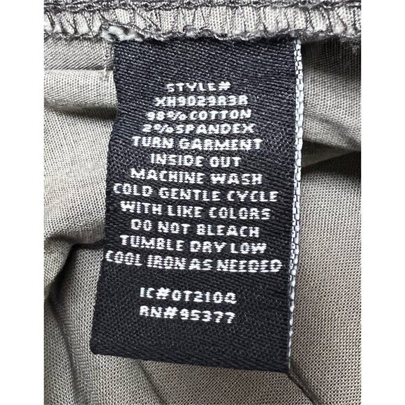 Sanctuary Womens Camo Cuffed Pockets Lightweight Roll Tab Chino Shorts Sz M New - Picture 6 of 8